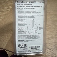 Tool 04525 PPR200 2&Prime; Clean Reamer Extreme Plastic Pipe Fitting Reamer PVC CPVC