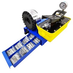 Portable Pneumatic High Pressure Hydraulic Hose Crimper Hose Clamping Machine