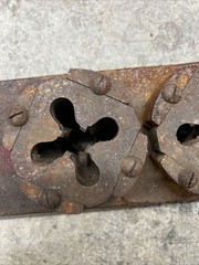 Reed MFG CO No. 71 Ratcheting Pipe Threader Head w/handle 3/8 1/2 3/4 1&Prime; die set