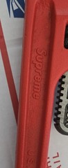 Supreme Ridgid Pipe Wrench Red OS F/W 20