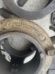 Toledo Pipe Threading Machine & Misc Tools w/ Crate