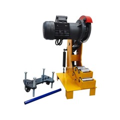 5T Jack Load 220V 40-280mm Dia. Pipeline Hydraulic Pipe Cutting Machine 750W