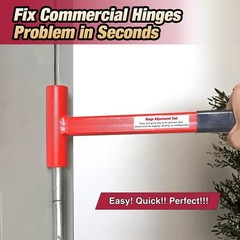 Door Hinge Adjustment Tool Hinge Bender Wrench for .134 Gauge Commercial Door&hellip;
