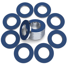 24pc Oil Drain Plug Gasket M12 Aluminum Crush Washer Fits Lexus 90430-12031