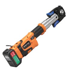 Copper Pro Press Tool Pipe Crimping Kit Press Tool Battery Kit 1/2&Prime; 3/4&Prime; 1&Prime; Jaw