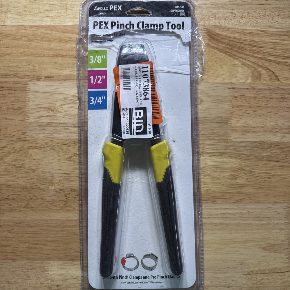 Apollo 3/8 in., 1/2 in. and 3/4 in. PEX Quick-Cinch Clamp Tool 69PTKG1096
