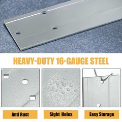 12 Inch Sheet Metal Manual Folding Tool 3/8&Prime; & 1&Prime; Depth Gauge Heavy Duty