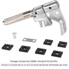 For OTC 7402 Universal Outside Thread Chaser Repair Tool & 202817 Metric Die Set