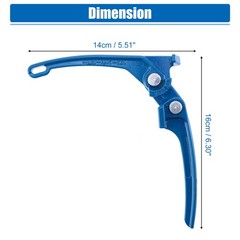 Single Tubing Bender Tool 1/8 3/16 1/4 Brake Fuel Line Handheld Metal Universal
