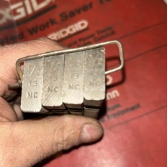 Ridgid 500B 48005 dies pipe threader 1/2-13&Prime; UNC Like 48235