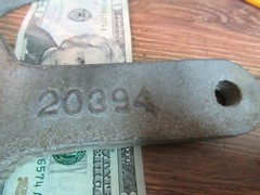 LARGE INDUSTRIAL ALUMINUM OPEN END WRENCH 3-3/4 20393 -3&Prime; 20394 tool OF 2