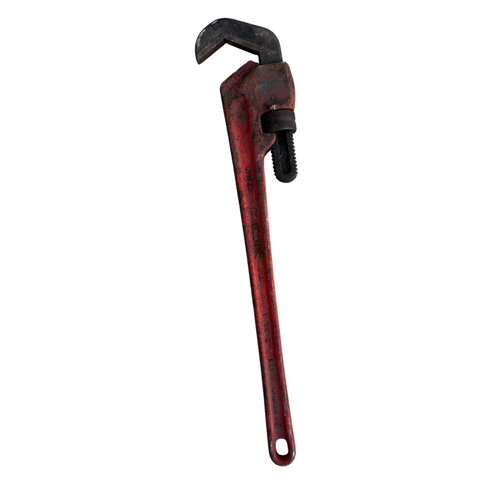 Vintage Hex Pipe Wrench By RIDGID, no.25, 25&Prime; Long &ndash; 1 to 2 &ndash; Ridge Tool Co USA