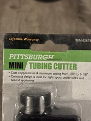 PITTSBURGH 92878 &ndash; 1/8&Prime; &ndash; 1-1/8&Prime; Mini Tubing Cutter