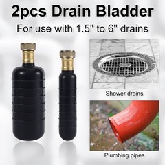 2pcs Drain Bladder Kit, Drain Unclogger Pipe Bladder Clog Cleaning Tool for 1&hellip;