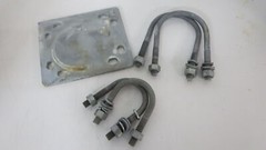 X-Over 2-3/8&Prime; or 2-7/8&Prime; to 3&Prime; to 4.5&Prime; OD, 5/8&Prime; U-Bolts