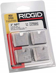 High-Speed Steel Pipe Thread Die Set &ndash; 2&Prime; to 4&Prime; &ndash; 4 Pieces