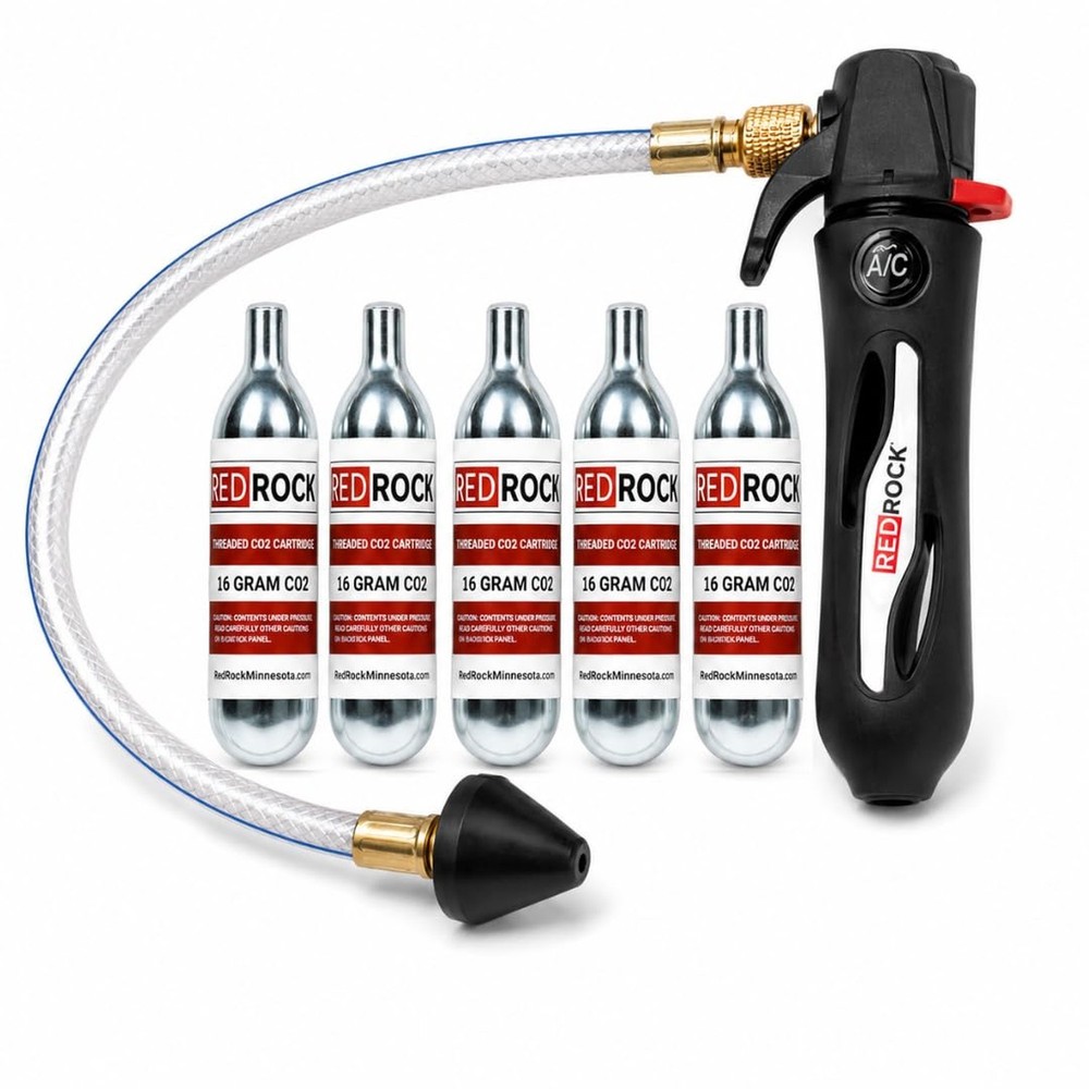 RedRock Gallo Drain Gun with 5 Unthreaded CO2 Cartridges for A/C Condensate L&hellip;
