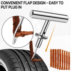 Solid Stainless Steel Tire Repair Kit- 110 PCS Tire Repair Tool with Plugs fo&hellip;