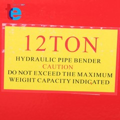12 Ton Manual Hydraulic Tubing Bender With 6 Dies Copper Exhaust Pipe Bender
