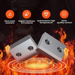 Electric Rebar Cutter Replacement Jaw Blades D2 Steel Material For 3/4inch 20mm