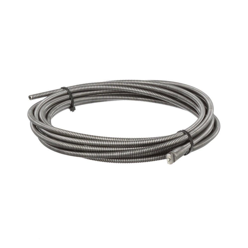 RIDGID 62245 Sink Cable 3/8&Prime; x 25&prime; Steel Male Coupling K50 Drain Cleaning