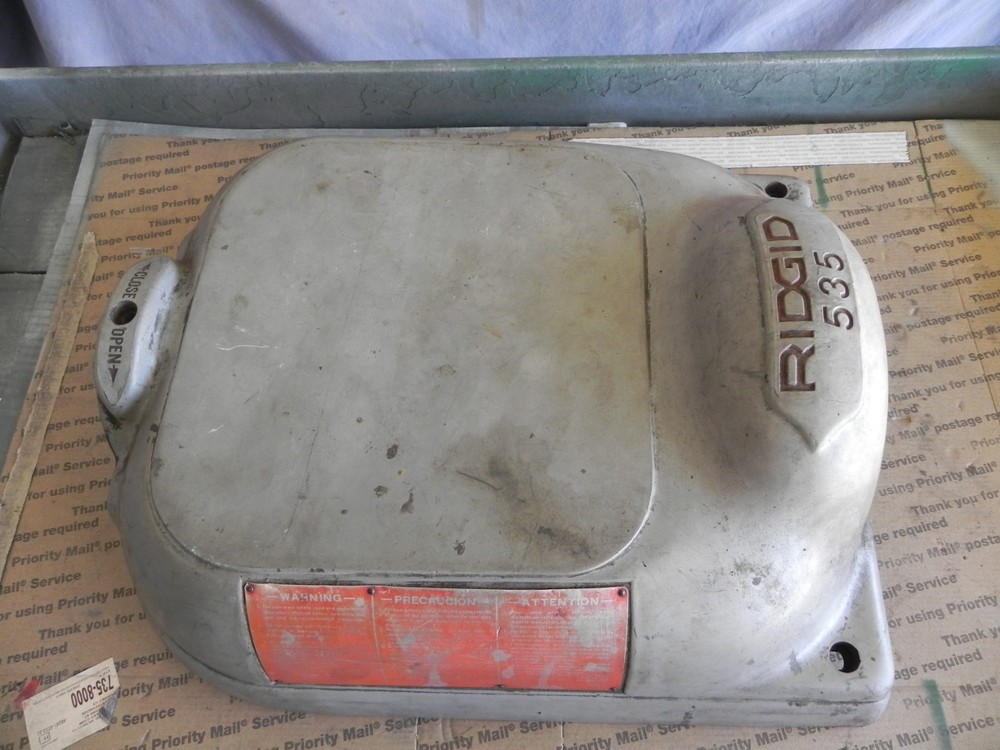 RIDGID 535 early Ridgid 535 Pipe Threader Top Cover model # 43190