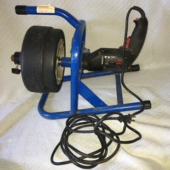 COBRA SEWER MACHINE DRAIN CLEANER MODEL LX500 120V-60HZ 3/8&Prime;