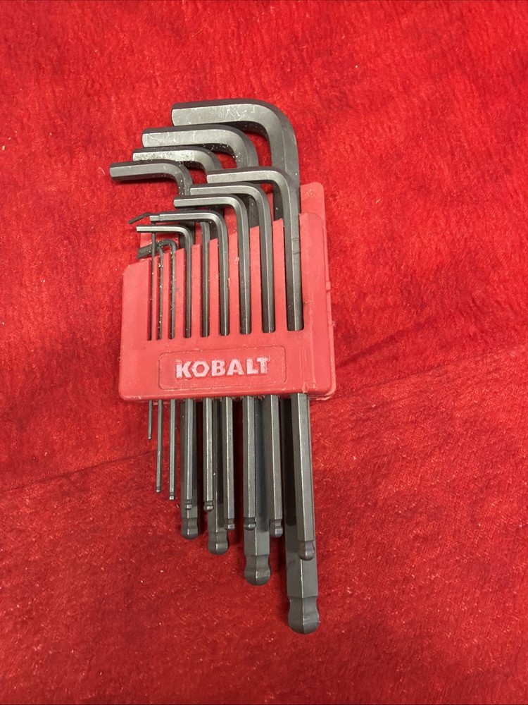KOBALT HEX ALLEN WRENCH L-SHAPE TOOL SET (t72)