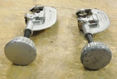 LOT of 2 Tubing Cutters Japan & USA Made &bull; 1/8&Prime;-1&Prime; Good Used Cond FREE SHIP d41