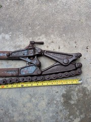 WHEELER REX Tools 43&Prime; Cast Iron Soil Pipe Cutter, W/ 27&Prime; Long Cutting Chain USA