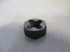 M8 x 0.75 Carbon Steel Uncoated Right Hand Hex Die