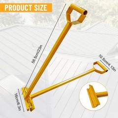2-in-1 Hand Seamer for Standing Seam Metal Roofs, Mechanical Lock Panel Roofing