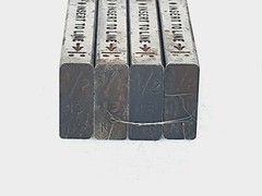 RIDGID 500B Bolt Dies 1/2&Prime;-13 UNC, High Speed Chasers For 500B Machine Heads