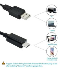 5M 7mm Waterproof Pipe Inspection Camera HD USB Sewer Drain Endoscope-Video-Cam