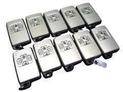 10pcs JDM Toyota Smart Key 4-Button 271451-0500 Alphard Vellfire Voxy Estima OEM