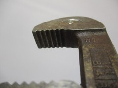 RIDGID Tools 8&Prime; PIPE WRENCH Ridge Improved Stillson # H1 Forged Made in USA VGC