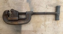 Vintage Heavy Duty Ridgid # 2 Steel Pipe Cutter ⅛&rdquo; -2&rdquo;&nbsp;Made USA Ridge Tool Co