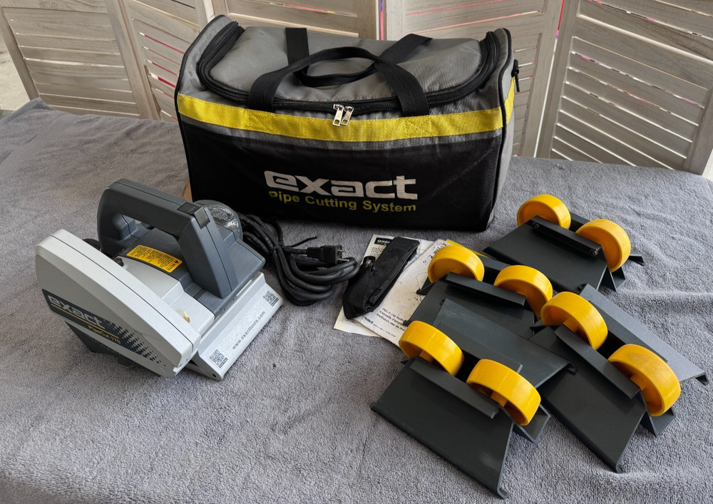 Used &ndash; Exact PipeCut 170 Pipe Cutting System with 4 Rollers