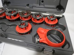 RIDGID 36475 RATCHET THREADER SET 1/2&Prime; TO 2&Prime; ONE DIE USED