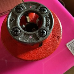 RIDGID 12-R: (NPT) Manual Threader Die Head,NPT,Alloy 4NV24