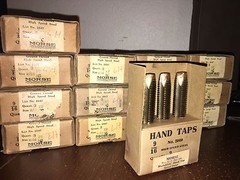 Vintage MORSE Tap 9/16-12 HSS LEFT HAND No.2040 &ndash; List 2047 &ndash; Qty.3