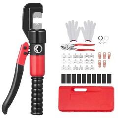 VEVOR Crimping Tool Battery Lug Hydraulic Crimper AWG12-2/0 Terminal with Pliers