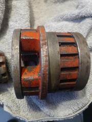 Ridgid 00 and toledo Pipe Threader Dies 1/2, Ridged no 11 toledo no 12 toledo