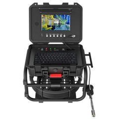 9 Inch Sewer Camera 70m/230ft Pipe Inspection Camera w/ 512hz Locator Keyboard