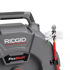 RIDGID Flexshaft Wall-To-Wall Drain Cleaning Machine Accessory, 1-1/2 In. Single