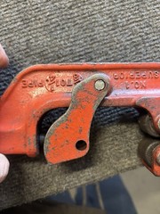 Lot of 2 Ridgid Pipe Cutters No.134 No.1 1/8 to 1-1/4 1-1/8 to 4-1/2