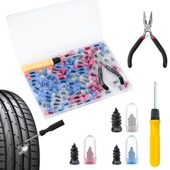 102 PCS Tire Repair Rubber Nail Kit, Tire Repair Screws with Screwdriver and &hellip;