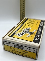General 155 Industrial Flaring Tool 3/16&Prime;-5/8&Prime; with Screw Yoke Made In USA