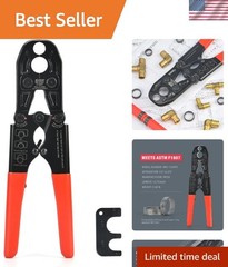 Innovative 1/2&rdquo; & 3/4&rdquo; PEX Pipe Crimper &ndash; Durable, Lightweight, and Effective
