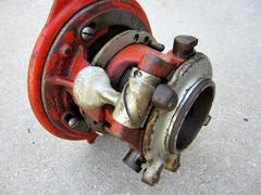 Ridgid Tools No. 65R-TC Manual Receding Pipe Threader & Handle 36570 USA